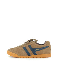Basket marron Gola en cuir daim