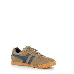 Basket marron Gola en cuir daim