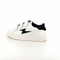 Baskets Blanches avec Motif Denim VANESSA WU