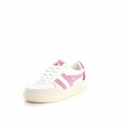 Baskets basses blanches et roses