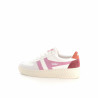 Baskets basses blanches et roses