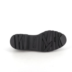 Mocassins noire Tamaris synthétique vernis