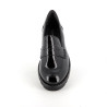Mocassins noire Tamaris synthétique vernis