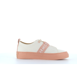 basket en toile rose