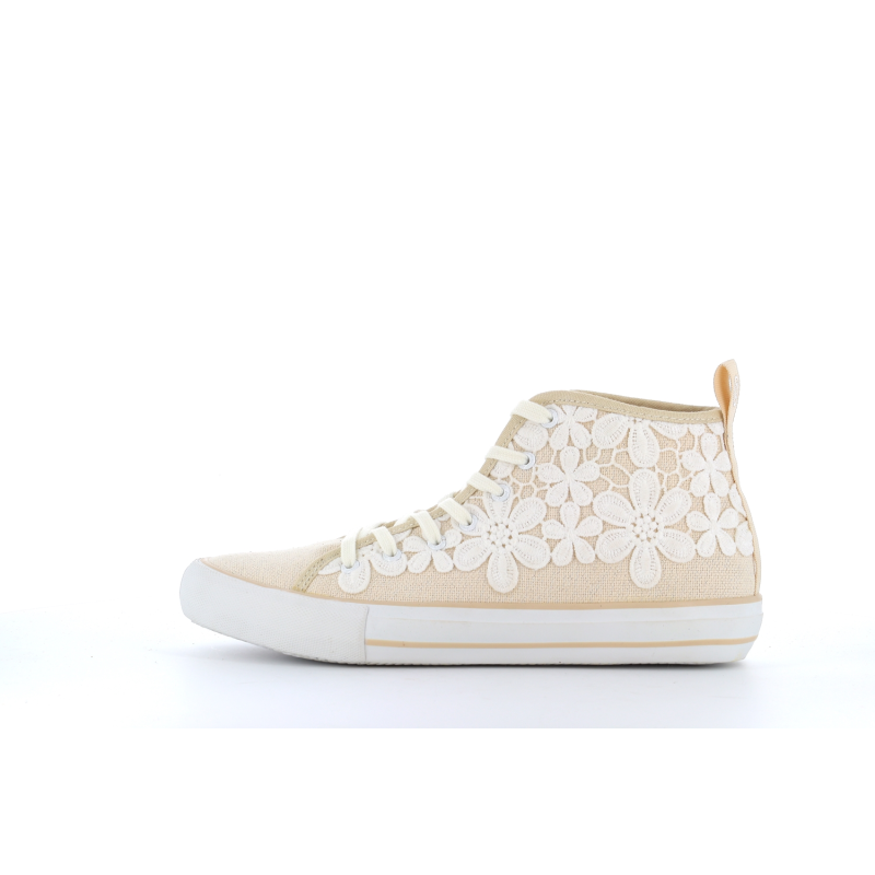 basket montante beige