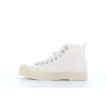 basket montante blanche en toile