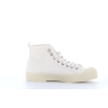 basket montante blanche en toile