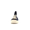 basket montante en toile bleu