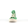basket montante en toile verte