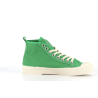 basket montante en toile verte