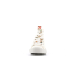 basket montante en toile blanche