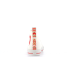 basket montante en toile blanche