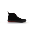 basket montante en toile noire