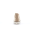 basket montante en toile marron