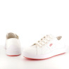 Baskets en textile blanc cassé TBS