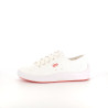 Baskets en textile blanc cassé TBS