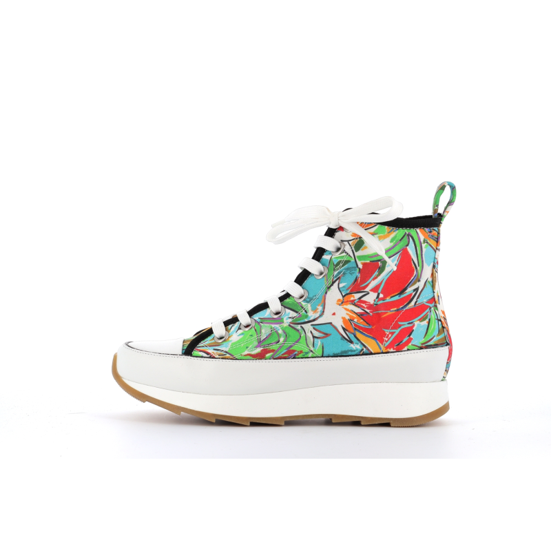 Basket montante fleuri