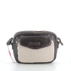 Sac bandoulière marron chocolat