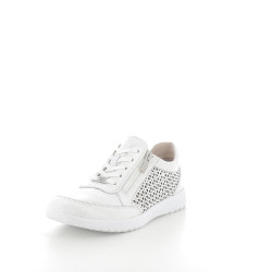 Baskets Blanches avec Motifs en Cuir CAPRICE