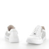 Baskets Blanches avec Motifs en Cuir CAPRICE