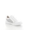Baskets Blanches avec Motifs en Cuir CAPRICE