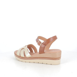 Nu-Pieds Marco Tozzi Dorés & Marron