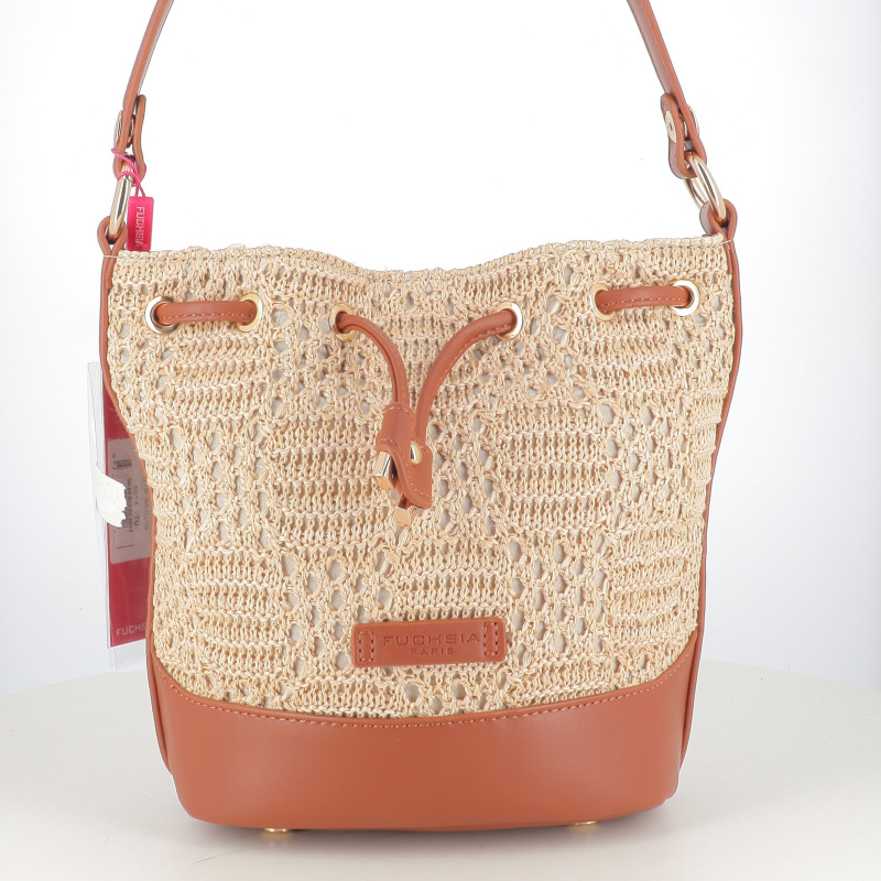 Sac Seau Crochet Fushia