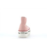 basket montante rose en toile