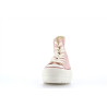 basket montante rose en toile