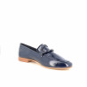 Mocassins en cuir marine esparros effes Coco Abricot