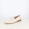 Mocassins Coco Abricot Blancs à Boucle