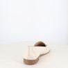 Mocassins Coco Abricot Blancs à Boucle