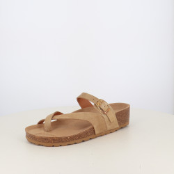 Mules I’m Free Entredoigt Tout Cuir
