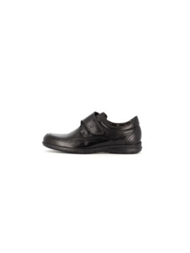 basket a scratch en cuir noir