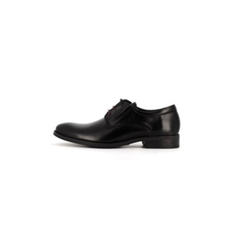 derby homme en cuir noir