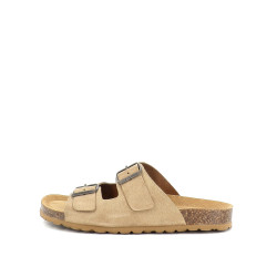 Mules suede mushroom