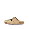 Mules suede mushroom