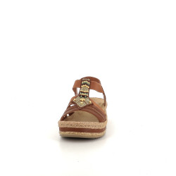 Nu pieds marron Rieker