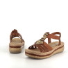 Nu pieds marron Rieker