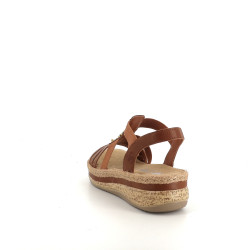 Nu pieds marron Rieker