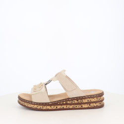 Mules Rieker Beiges
