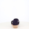 Nu-pieds en cuir Bleu