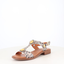 Sandales Imitation Crocodile