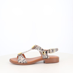 Sandales Imitation Crocodile