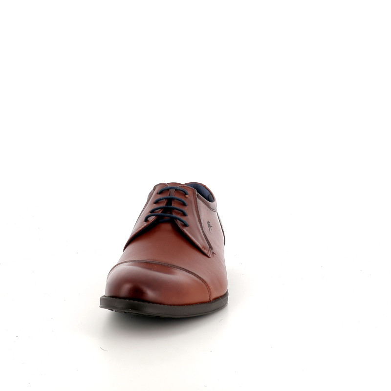 Richelieu marron en cuir