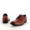 Richelieu marron en cuir