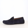 Mocassins Navy en cuir