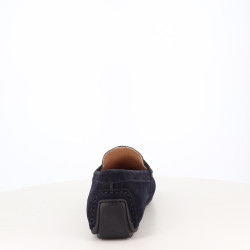 Mocassins Navy en cuir