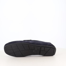 Mocassins Navy en cuir