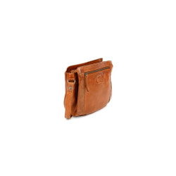 Sac en cuir marron cognac